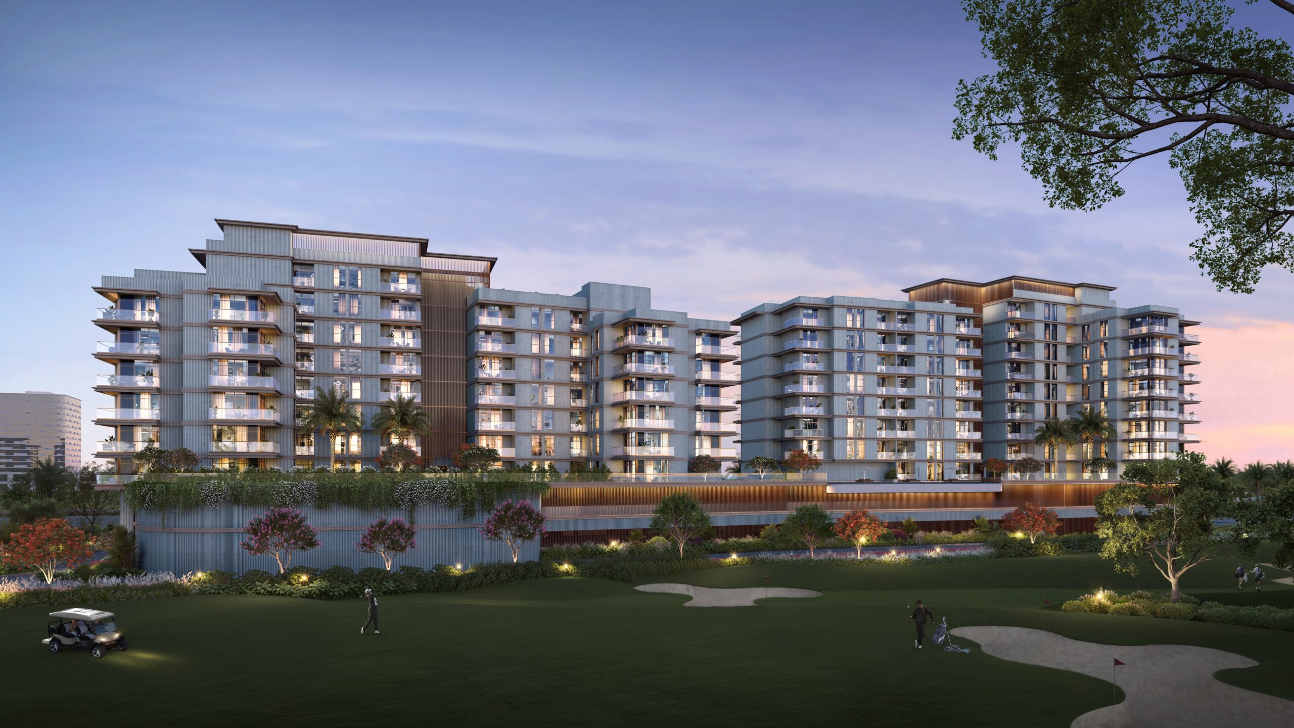 9.Golf to B3 Front Night view